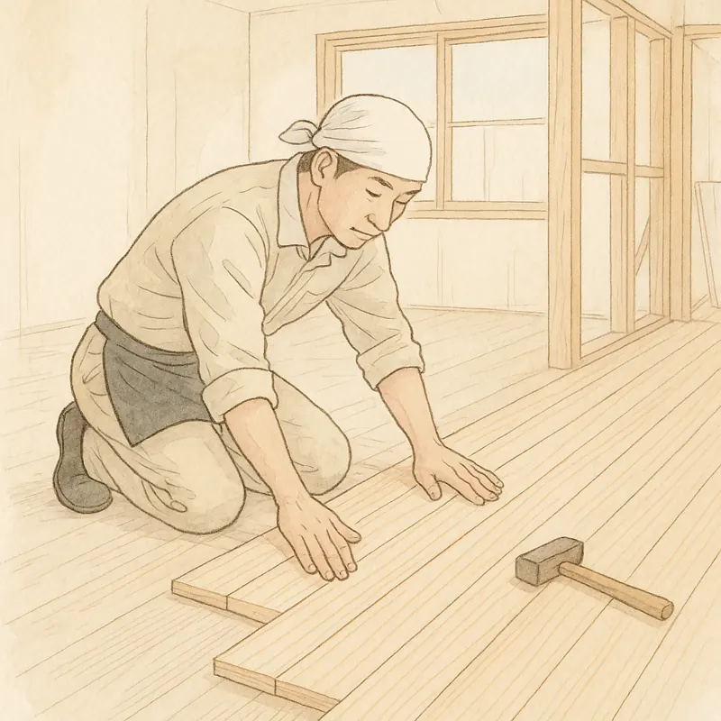 自社工場での加工作業